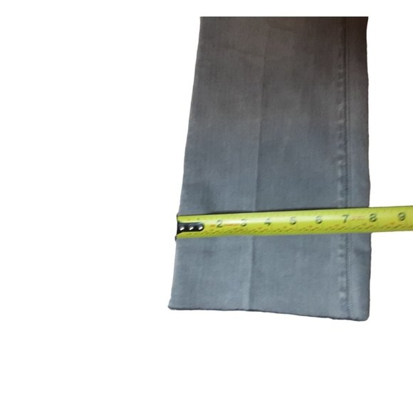 L'AGENCE Kendra High Rise Cropped Flare Raw Hem Grey Jeans Women's 25 FLAW - Picture 12 of 12